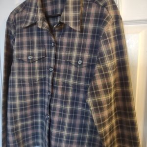 Vintage Plaid Shirt Style Jacket